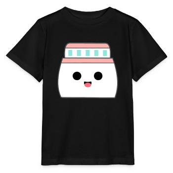 Croisière en bateau de croisière Kawaii - T-shirt bio MINI CREATOR Stanley/Stella Enfant - noir - Devant - Mikhail (115cm)