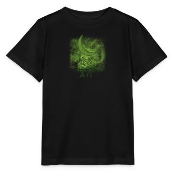 Zwei Skelette Sitzen Auf Einer Schaukel Und - Stanley/Stella Kinder T-Shirt MINI CREATOR  - Schwarz - Vorne - Mikhail (115cm)