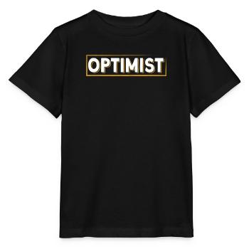 Cool Écriture Personnage principal Optimiste - T-shirt bio MINI CREATOR Stanley/Stella Enfant - noir - Devant - Mikhail (115cm)