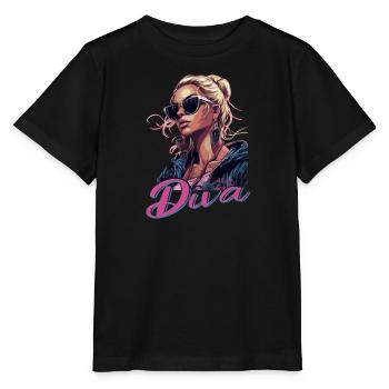 Faisceau Radiant Diva - T-shirt bio MINI CREATOR Stanley/Stella Enfant - noir - Devant - Mikhail (115cm)