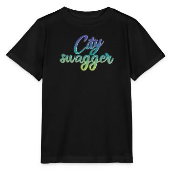 Design City Swagger - T-shirt bio MINI CREATOR Stanley/Stella Enfant - noir - Devant - Mikhail (115cm)
