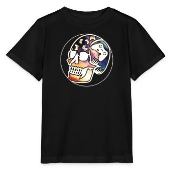 Play Controller Gaming Skull Controller - T-shirt bio MINI CREATOR Stanley/Stella Enfant - noir - Devant - Mikhail (115cm)
