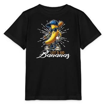 Bizarre to your style Let's Go bananas - Stanley/Stella MINI CREATOR Kids’ T-Shirt - black - Front - Mikhail (115cm)