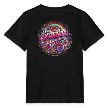 Celebrate the Heart and Warmth of the Grandma Family - Stanley/Stella MINI CREATOR Kids’ T-Shirt - black - Front - Mikhail (115cm)