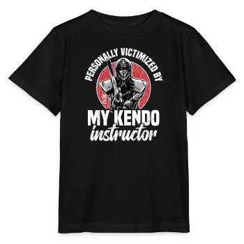 Personal victim of my kendo teacher - Stanley/Stella MINI CREATOR Kids’ T-Shirt - black - Front - Mikhail (115cm)