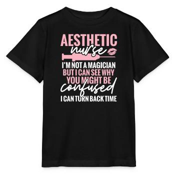 Infirmière esthétique Je ne suis pas une - T-shirt bio MINI CREATOR Stanley/Stella Enfant - noir - Devant - Mikhail (115cm)