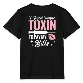 Cosmetic Nurse I Inject People - Stanley/Stella MINI CREATOR Kids’ T-Shirt - black - Front - Mikhail (115cm)