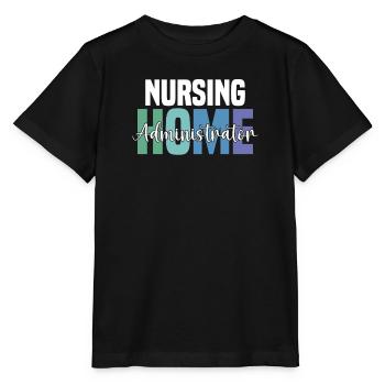 Nursing Home Administrators - Stanley/Stella MINI CREATOR Kids’ T-Shirt - black - Front - Mikhail (115cm)