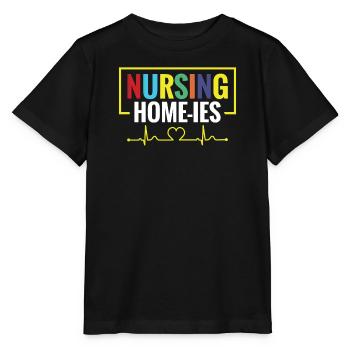 Nursing Home Administrators - Stanley/Stella MINI CREATOR Kids’ T-Shirt - black - Front - Mikhail (115cm)