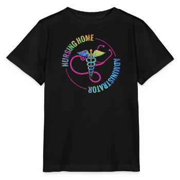 Nursing Home Administrators - Stanley/Stella MINI CREATOR Kids’ T-Shirt - black - Front - Mikhail (115cm)