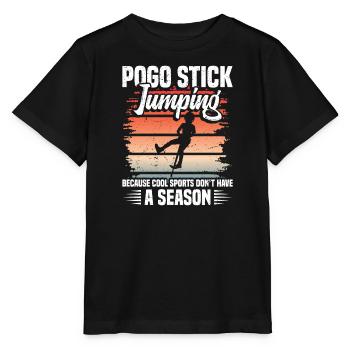 Pogo-stick-springen, Weil Coole Sportarten Keine - Stanley/Stella Kinder T-Shirt MINI CREATOR  - Schwarz - Vorne - Mikhail (115cm)