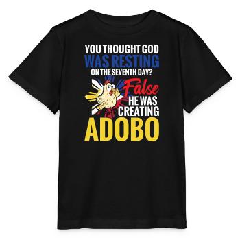 They thought that God would - Stanley/Stella MINI CREATOR Kids’ T-Shirt - black - Front - Mikhail (115cm)