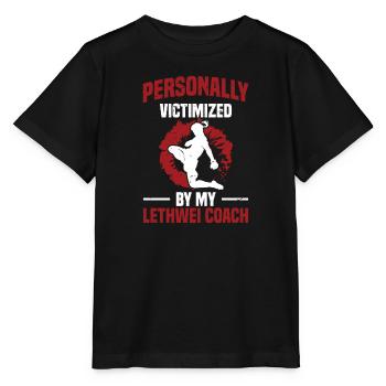 Personal victim of my Lethwei trainer - Stanley/Stella MINI CREATOR Kids’ T-Shirt - black - Front - Mikhail (115cm)