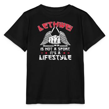 Lethwei Ist Kein Sport, Sondern Ein Lebensstil - Stanley/Stella Kinder T-Shirt MINI CREATOR  - Schwarz - Vorne - Mikhail (115cm)