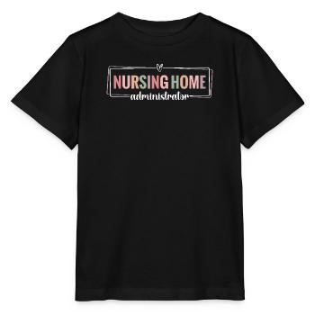 Nursing Home Administrators - Stanley/Stella MINI CREATOR Kids’ T-Shirt - black - Front - Mikhail (115cm)