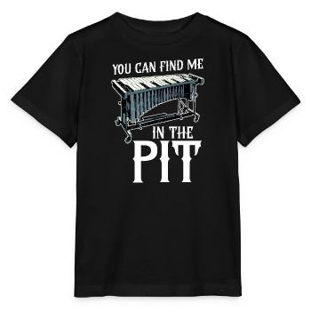 Vibraphone Vous Me Pouvez Me Trouver Dans La Fosse - T-shirt bio MINI CREATOR Stanley/Stella Enfant - noir - Devant - Mikhail (115cm)