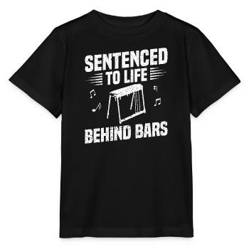 Pedal Steel Guitar to Life Sentence - Stanley/Stella MINI CREATOR Kids’ T-Shirt - black - Front - Mikhail (115cm)
