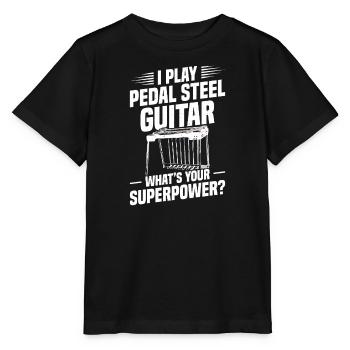 Ich Spiele Pedal-steel-gitarre, Was Ist Deine - Stanley/Stella Kinder T-Shirt MINI CREATOR  - Schwarz - Vorne - Mikhail (115cm)