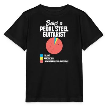 Ich Empfehle Nicht, Meine Pedal -stahl -gitarre - Stanley/Stella Kinder T-Shirt MINI CREATOR  - Schwarz - Vorne - Mikhail (115cm)