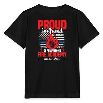 Stolze Freundin Einer Awesome Fire Academy Surviv - Stanley/Stella Kinder T-Shirt MINI CREATOR  - Schwarz - Vorne - Mikhail (115cm)