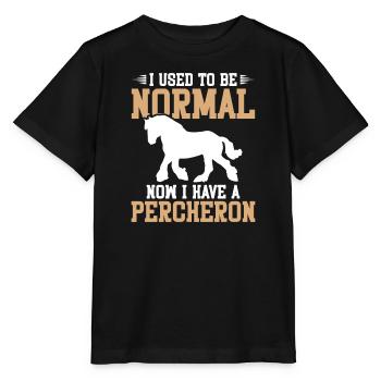 J’étais normal, maintenant j’ai un - T-shirt bio MINI CREATOR Stanley/Stella Enfant - noir - Devant - Mikhail (115cm)