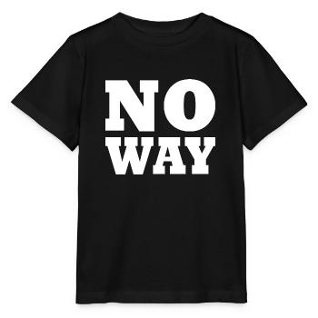 No way - Stanley/Stella MINI CREATOR Kids’ T-Shirt - black - Front - Mikhail (115cm)