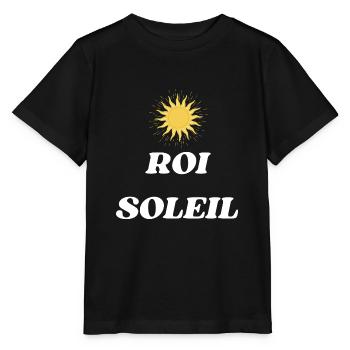 ROI SOLEIL LOUIS XIV - T-shirt bio MINI CREATOR Stanley/Stella Enfant - noir - Devant - Mikhail (115cm)