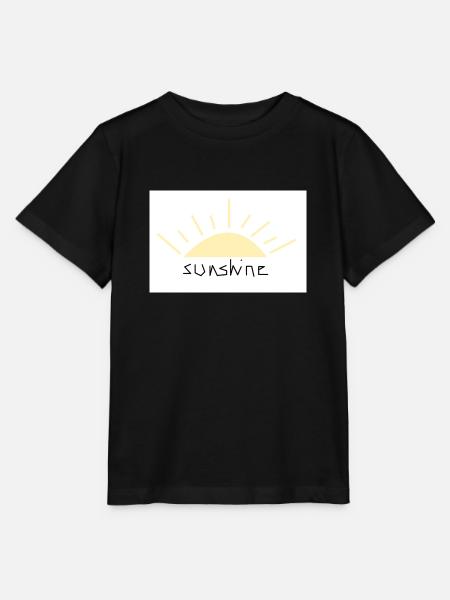 Sunshine - Stanley/Stella Kinder T-Shirt MINI CREATOR - Schwarz