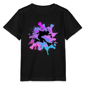 Rollerblades rollers - T-shirt bio MINI CREATOR Stanley/Stella Enfant - noir - Devant - Mikhail (115cm)