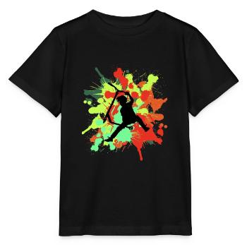 Freestyle Scooter - Stanley/Stella Kinder T-Shirt MINI CREATOR  - Schwarz - Vorne - Mikhail (115cm)