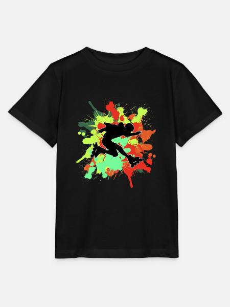 Rollerblades rollers - T-shirt bio MINI CREATOR Stanley/Stella Enfant - noir