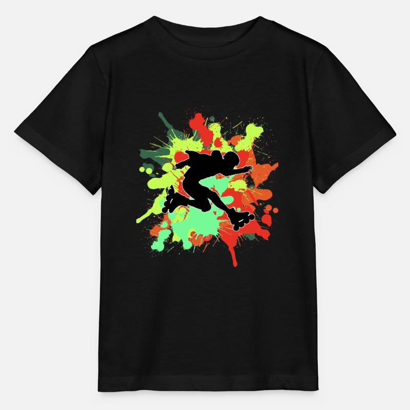 Rollerblades rollerblades - Stanley/Stella MINI CREATOR Kids’ T-Shirt - black