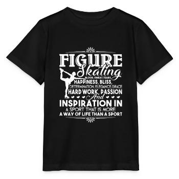 Choses de patinage artistique sur le patinage artistique - T-shirt bio MINI CREATOR Stanley/Stella Enfant - noir - Devant - Mikhail (115cm)