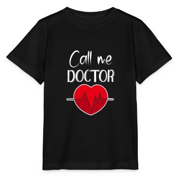 Rufen Sie mich an Doktor Rufen Sie mich an Doktor Doktorat - Stanley/Stella Kinder T-Shirt MINI CREATOR  - Schwarz - Vorne - Mikhail (115cm)
