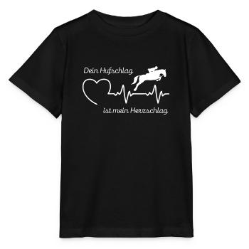 Dein Hufschlag - Stanley/Stella Kinder T-Shirt MINI CREATOR  - Schwarz - Vorne - Mikhail (115cm)