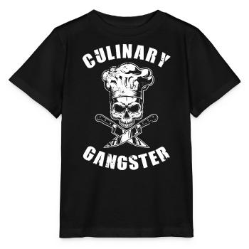Kulinarischer Gangster Essen als hobby - Stanley/Stella Kinder T-Shirt MINI CREATOR  - Schwarz - Vorne - Mikhail (115cm)