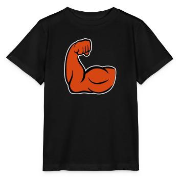 Biceps Arm Bodybuilding - Stanley/Stella MINI CREATOR Kids’ T-Shirt - black - Front - Mikhail (115cm)
