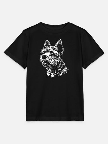 Yorkshire Terrier - Hunde Fan - Stanley/Stella Kinder T-Shirt MINI CREATOR  - Schwarz