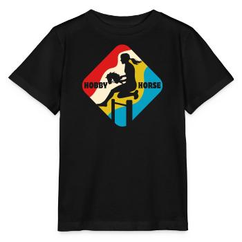 Cheval de loisir - Cheval de loisir - Équitation - Cadeau - T-shirt bio MINI CREATOR Stanley/Stella Enfant - noir - Devant - Mikhail (115cm)