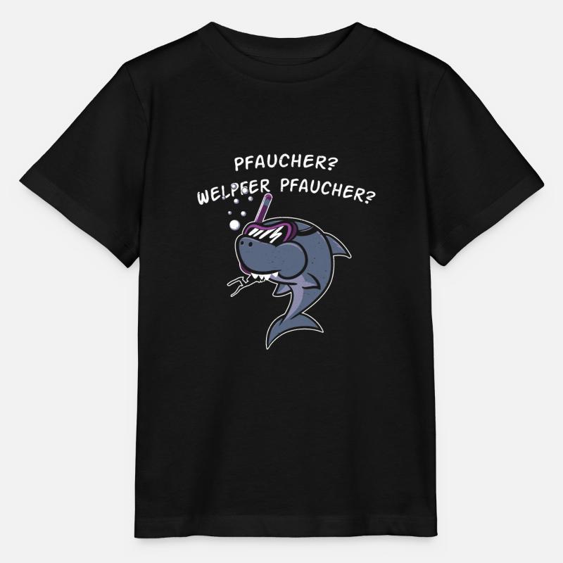 Fun Hai Shark Herr Mann Dame Men Junge Geschenk - Stanley/Stella Kinder T-Shirt MINI CREATOR  - Schwarz