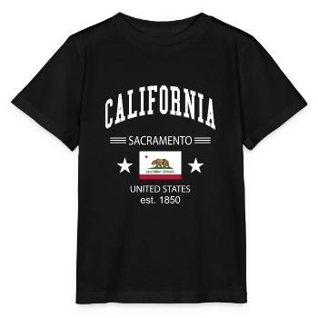 Californie - T-shirt bio MINI CREATOR Stanley/Stella Enfant - noir - Devant - Mikhail (115cm)