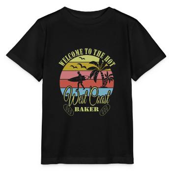 Cuisson du gâteau aux beignets - T-shirt bio MINI CREATOR Stanley/Stella Enfant - noir - Devant - Mikhail (115cm)