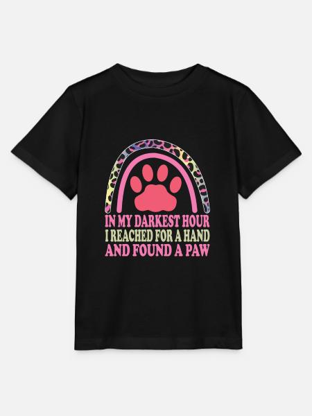 ANIMAL RESCUE ANIMAL AID - Stanley/Stella MINI CREATOR Kids’ T-Shirt - black