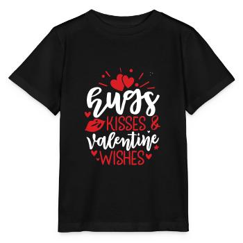 Saint-Valentin - T-shirt bio MINI CREATOR Stanley/Stella Enfant - noir - Devant - Mikhail (115cm)