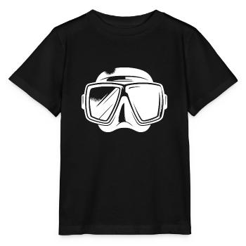 Diving mask for divers and the diving club - Stanley/Stella MINI CREATOR Kids’ T-Shirt - black - Front - Mikhail (115cm)