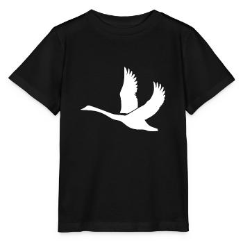 Cygne aux ailes énormes - T-shirt bio MINI CREATOR Stanley/Stella Enfant - noir - Devant - Mikhail (115cm)