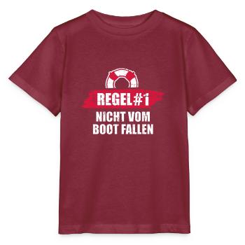 cruise - Stanley/Stella MINI CREATOR Kids’ T-Shirt - burgundy - Front - Kain (125cm)