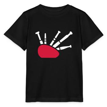 Dudelsack - Stanley/Stella Kinder T-Shirt MINI CREATOR  - Schwarz - Vorne - Mikhail (115cm)