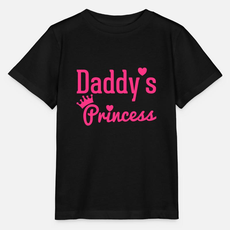Daddy's Princess - T-shirt bio MINI CREATOR Stanley/Stella Enfant - noir