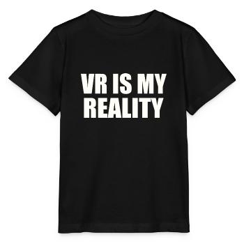 La réalité virtuelle est ma RÉALITÉ - T-shirt bio MINI CREATOR Stanley/Stella Enfant - noir - Devant - Mikhail (115cm)